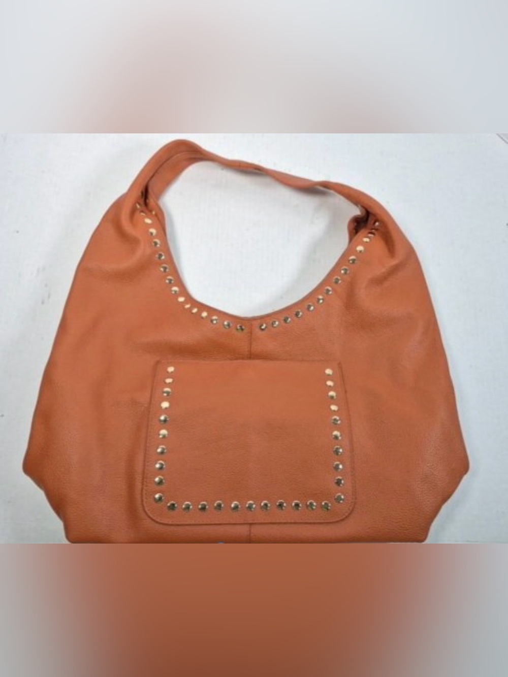 LAGGO Mara Studded Leather Hobo Bag